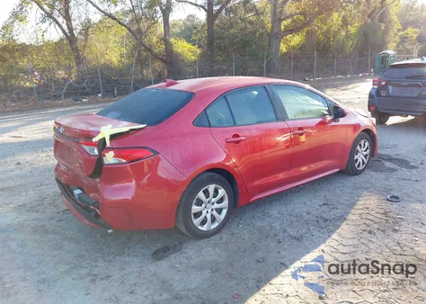 2020 Toyota Corolla Le z USA, uszkodzony, nr VIN 5YFEPRAE0LP093709